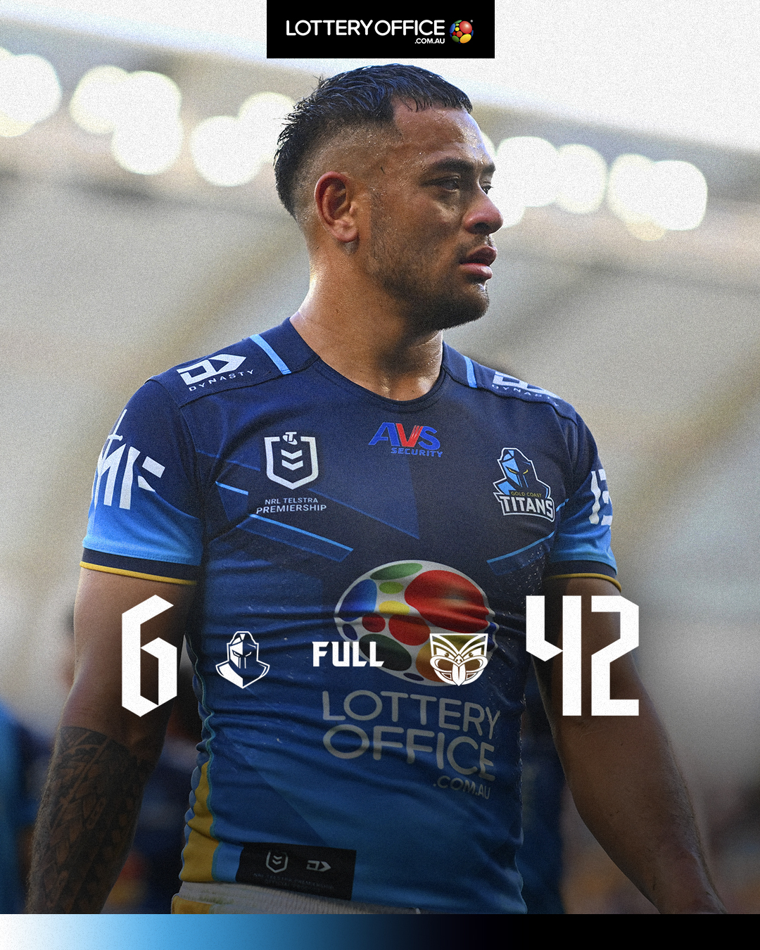 NRL full time score